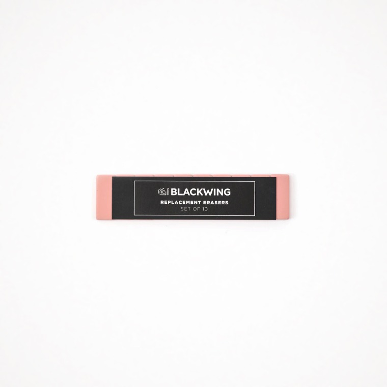 블랙윙 연필팁 지우개 리필 (핑크) Blackwing Replacement Erasers Pink