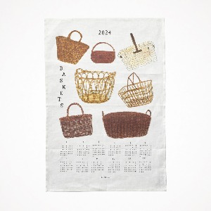 포그리넨워크 2024 리넨 캘린더 (바스켓) Linen Calendar Baskets