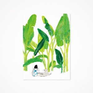 치커리바게트 A4 포스터 (독앤미 - Banana Leaf)